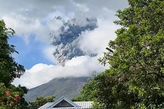 Evacuations underway as Philippine volcano erupts