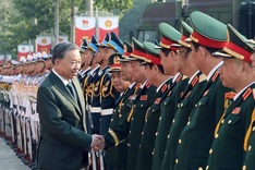 Party chief attends 80th celebration of Vietnam People’s Army