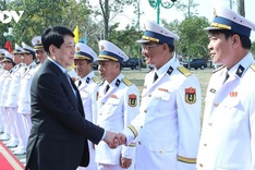 President Luong Cuong pays pre-Tet visit to armed forces in Phu Quoc