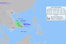 Tropical depression forms over East Sea