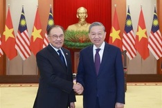 Vietnamese Party chief welcomes Malaysian PM