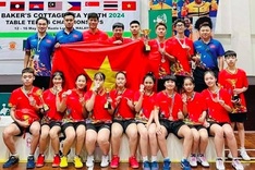 16 Vietnamese players to compete at regional table tennis championships