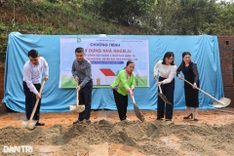 Dantri begins construction of four homes for disadvantaged in Lao Cai