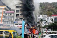 Three injured in Cat Ba pub fire