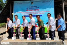Dantri starts construction of new home for disadvantaged Bac Lieu family