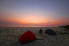 Camping in wild and majestic Mui Treo-Quang Tri
