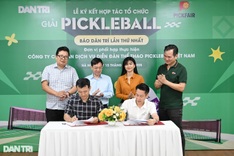Dantri and PICKFAIR sign agreement to host the first pickleball tournament
