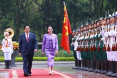 Prime Minister hosts welcome ceremony for Thai counterpart