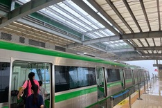 Roof leak at Hanoi metro station raises passenger safety concerns