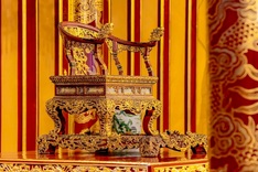 Nguyen Dynasty imperial throne vandalised