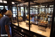 Nguyen Dynasty imperial treasures secured in glass cases