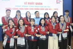 HCM City youths join volunteer activities in Laos
