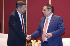 Vietnamese PM meets with Chinese corporations in Tianjin