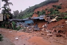 Landslide buries house in Yen Bai, killing 15-year-old boy