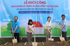 Dantri builds more homes for disadvantaged families