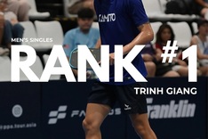 Pickleball player Trinh Linh Giang takes No. 1 position in Asia