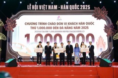 Danang celebrates one millionth Korean tourist