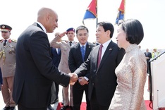 State President Luong Cuong begins state visit to Egypt