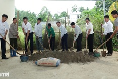 Dtinews launches construction of five houses for poor families in Phu Tho
