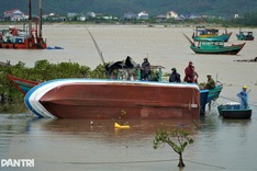 Over 40 fishing boats sunk or damaged as Typhoon Kajiki hits Ha Tinh