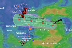 Tropical depression heads toward Vietnam’s mainland