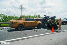 Ten injured as four vehicles collide on Cau Gie-Ninh Binh Expressway