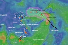 Tropical Storm Mitag forms in the East Sea