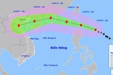 Typhoon Ragasa enters East Sea, Vietnam faces widespread heavy rain