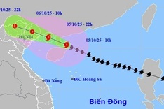 Typhoon Matmo heads toward the coast of Quang Ninh tonight