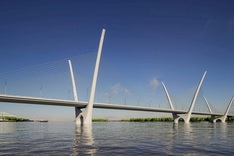 Hanoi begins construction of Thuong Cat Bridge across the Red River