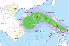 Typhoon Fengshen forms, heading toward the East Sea