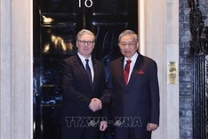 UK Prime Minister holds talks with Vietnamese Party General Secretary