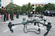 Gia Lai tests drones for Kalmaegi storm response