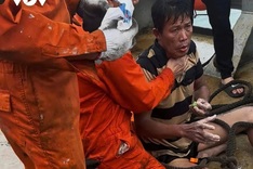 Three men from Ly Son Island survive 48hrs adrift at sea amid Typhoon