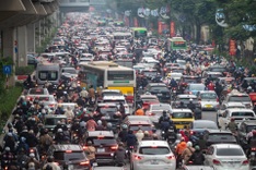 Hanoi streets gridlocked on first workday after New Year holiday