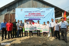 Dantri/Dtinews breaks ground on three charity homes in Tay Ninh