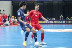 Vietnam lose 0-1 to Thailand, finish second in Group B at Futsal Asian Cup