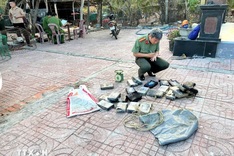 24 suspected drug bricks found washed ashore on Lam Dong beach