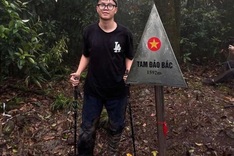 Search for missing Hanoi student on Tam Dao Mountain