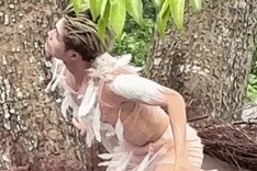 Bird-chick performance draws attention at Ninh Binh tourist site