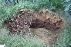 Sinkholes damage houses in Ninh Binh