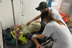 Rescue vessel evacuates two patients from storm-hit Cham Islands