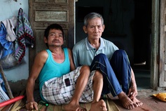 Elderly father and three disabled sons receive support to build new home