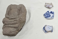 1,200-year-old stone statue found at Hai Van Pass relic site