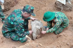 Unexploded shells found during martyrs' remains search