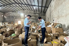 Warehouse discovered to contain over USD 1.6 million of illicit goods