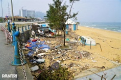 Thien Cam beach remains devastated after storms and floods