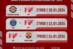 U16 PVF to face Barcelona and PSG at World Cup venues