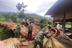 Two injured, 147 homes damaged as thunderstorm hit Lao Cai