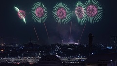 Fireworks show marks successful 14th National Party Congress